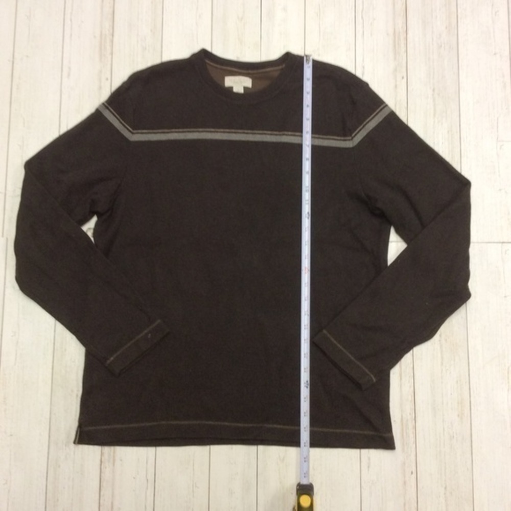 Banana Republic Men’s Brown Casual Classic Crewneck Long Sleeve Sweater - Picture 9 of 10